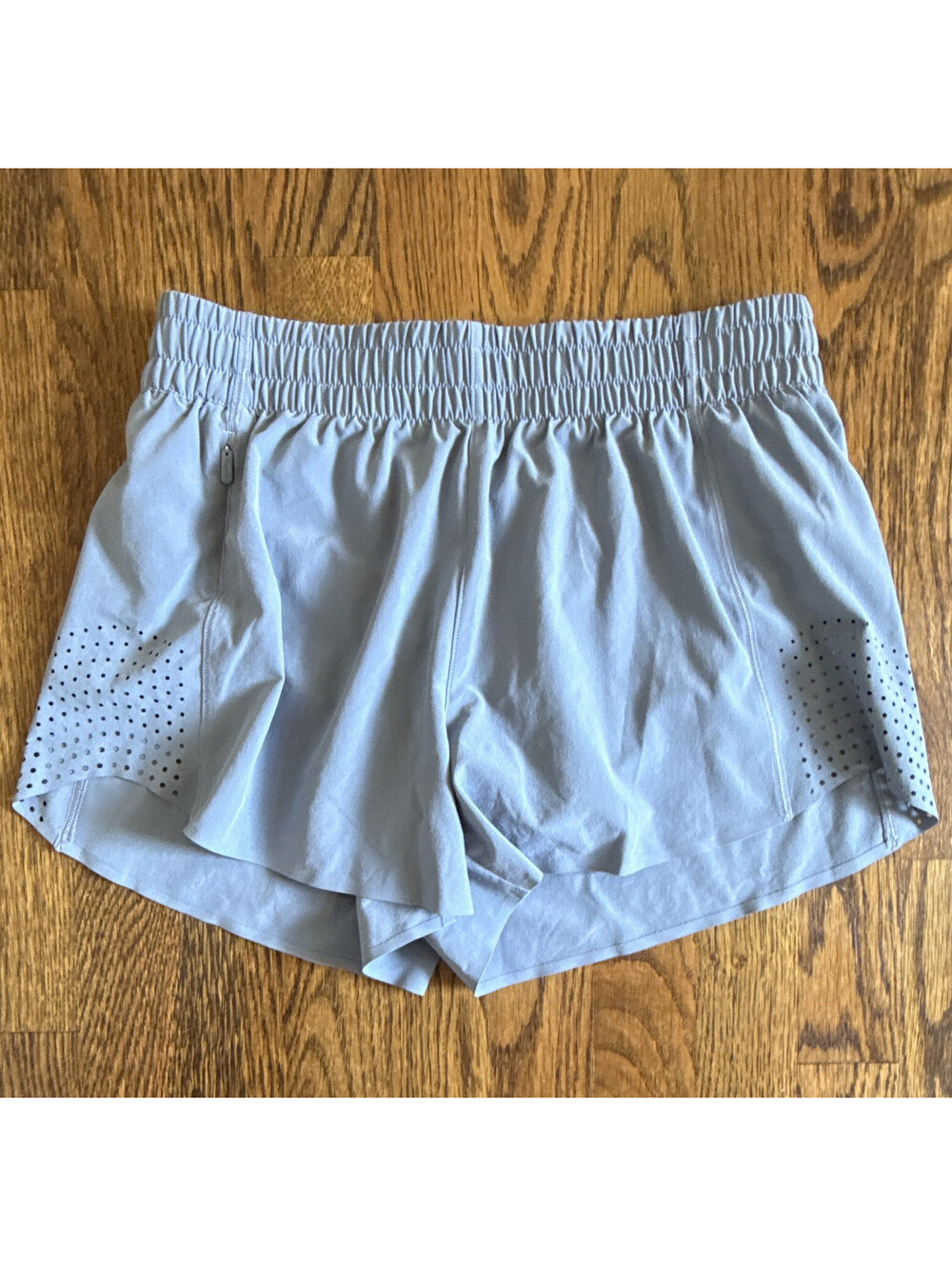 Athleta Women’s Gray Solid Running Activewear Shorts XS Drawstring Pockets